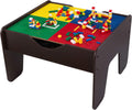 KidKraft Mesa de actividades superior reversible 2 en 1 con 200 ladrillos