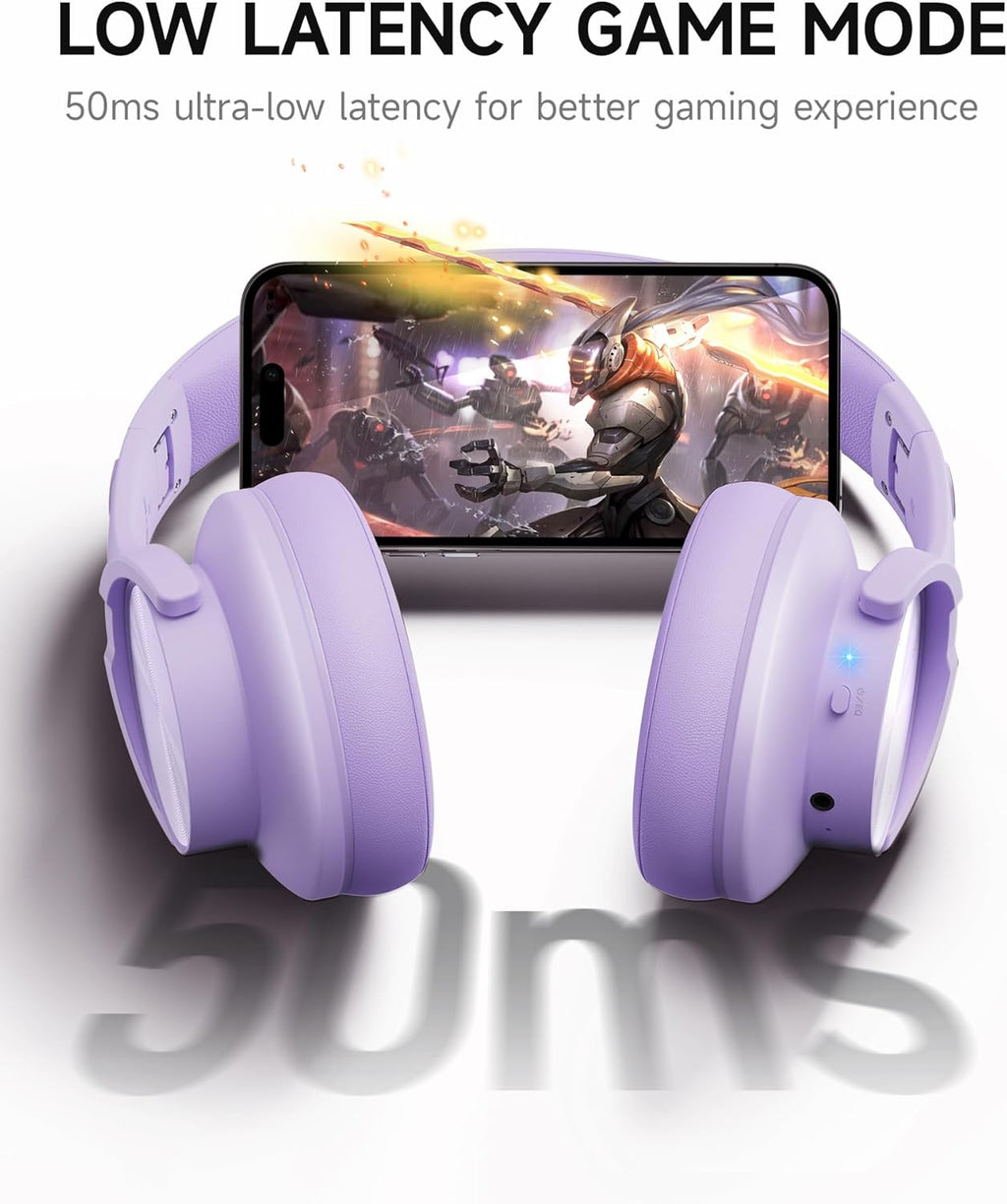 Picun B8 - Auriculares inalámbricos Bluetooth 120H, Púrpura