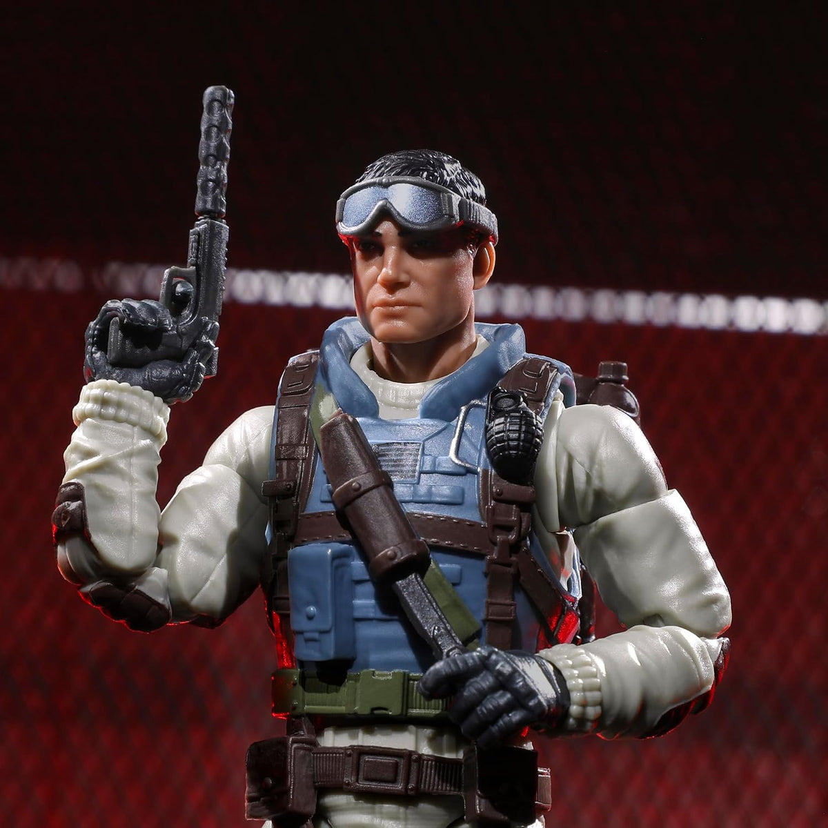 G.I. Joe Serie clasificada #115, Franklin Airborne Talltree, figura de acción coleccionable de 6 pulgadas con 10 accesorios