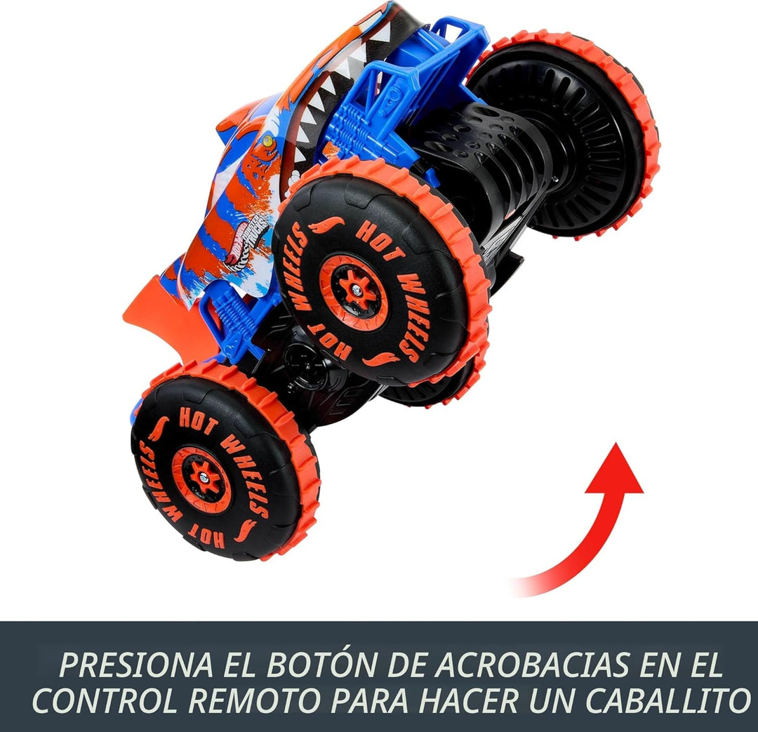 Hot Wheels Monster Trucks - Vehículo de juguete a control remoto, e...