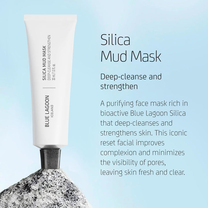 Blue Lagoon Skin Science - Mascarilla facial de sílice de limpieza...