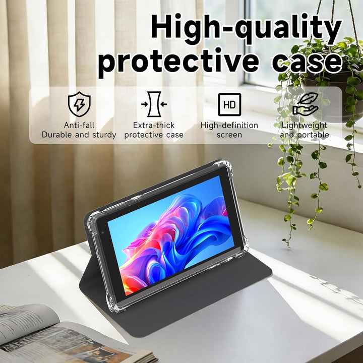 WUIUHOU Tablet Android 15 de 7 pulgadas, tablet con funda, 8 GB de...