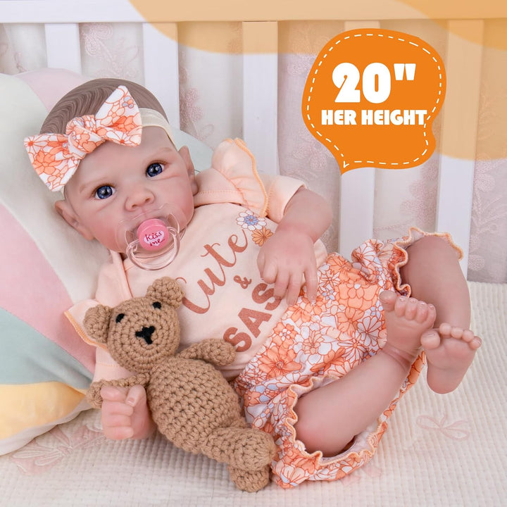 Aori Muñecas Reborn Niñas Realistas - Muñecas de bebé recién nacida...