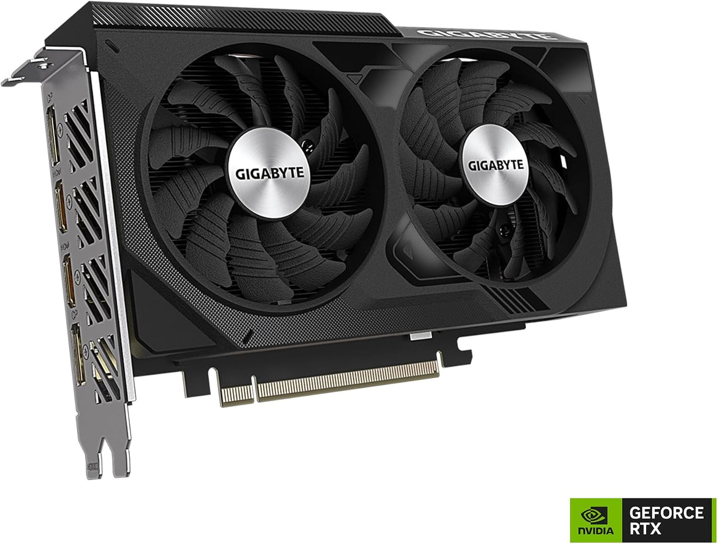 GIGABYTE Tarjeta gráfica GeForce RTX 4060 WINDFORCE OC 8G, 2 ventil...