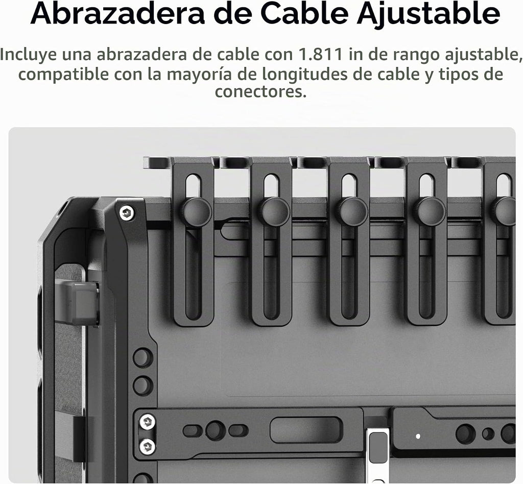 YoloLiv YoloBox Extreme Jaula protectora de aluminio con soportes de zapata