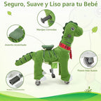 FUNLIO Caballo de dinosaurio con pedal para niños - Pequeño