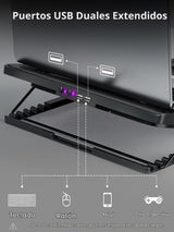 Kootek Almohadilla de enfriamiento para laptop, enfriador de laptop...