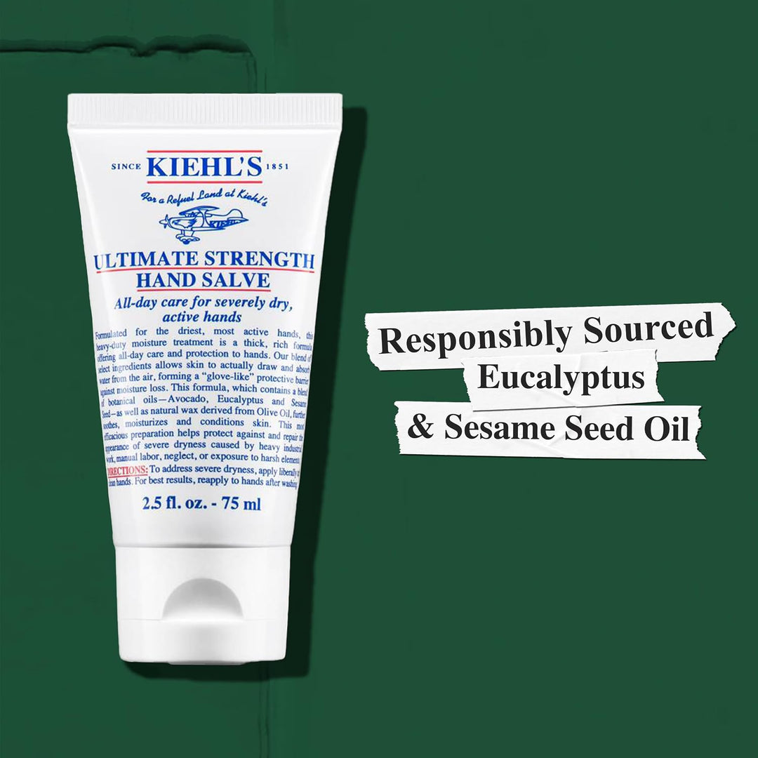 Kiehl's Bálsamo de Manos Ultimate Strength, loción de manos pro...