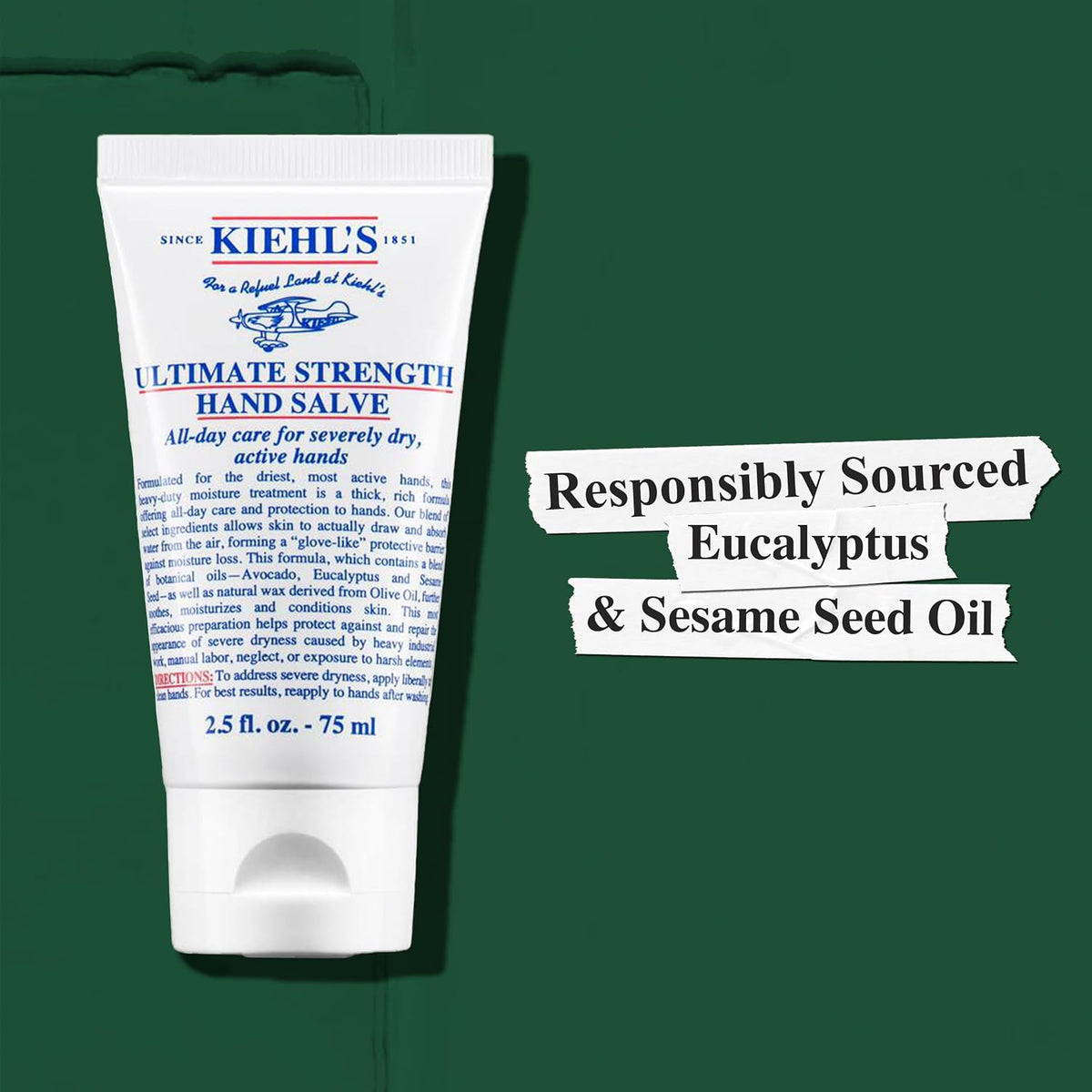 Kiehl's Bálsamo de Manos Ultimate Strength, loción de manos pro...