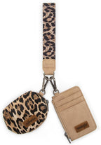 Wrangler - Cartera de pulsera con llavero para mujer, con doble bolsa occidental, cartera para tarjetas de crédito