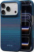pitaka Funda para iPhone 18 Pro de 6.3" con sensación sin funda, medianoche