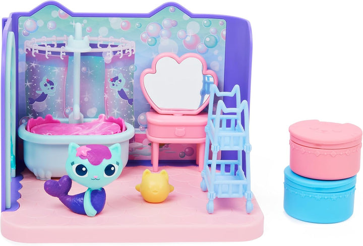 Casa de muñecas de Gabby, Baño para acicalarte y mimarte con figura...