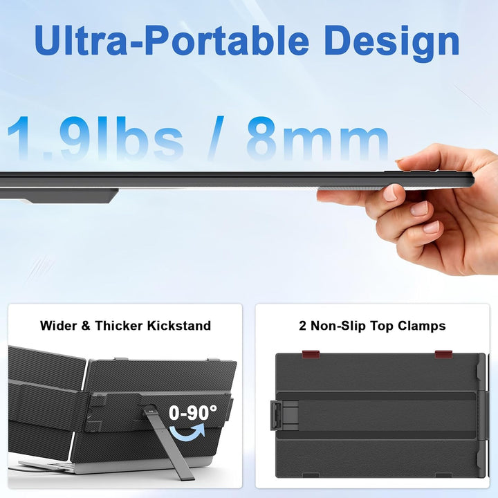 KEFEYA - Extensor de pantalla para laptop, 14" FHD 1080P IPS, e...