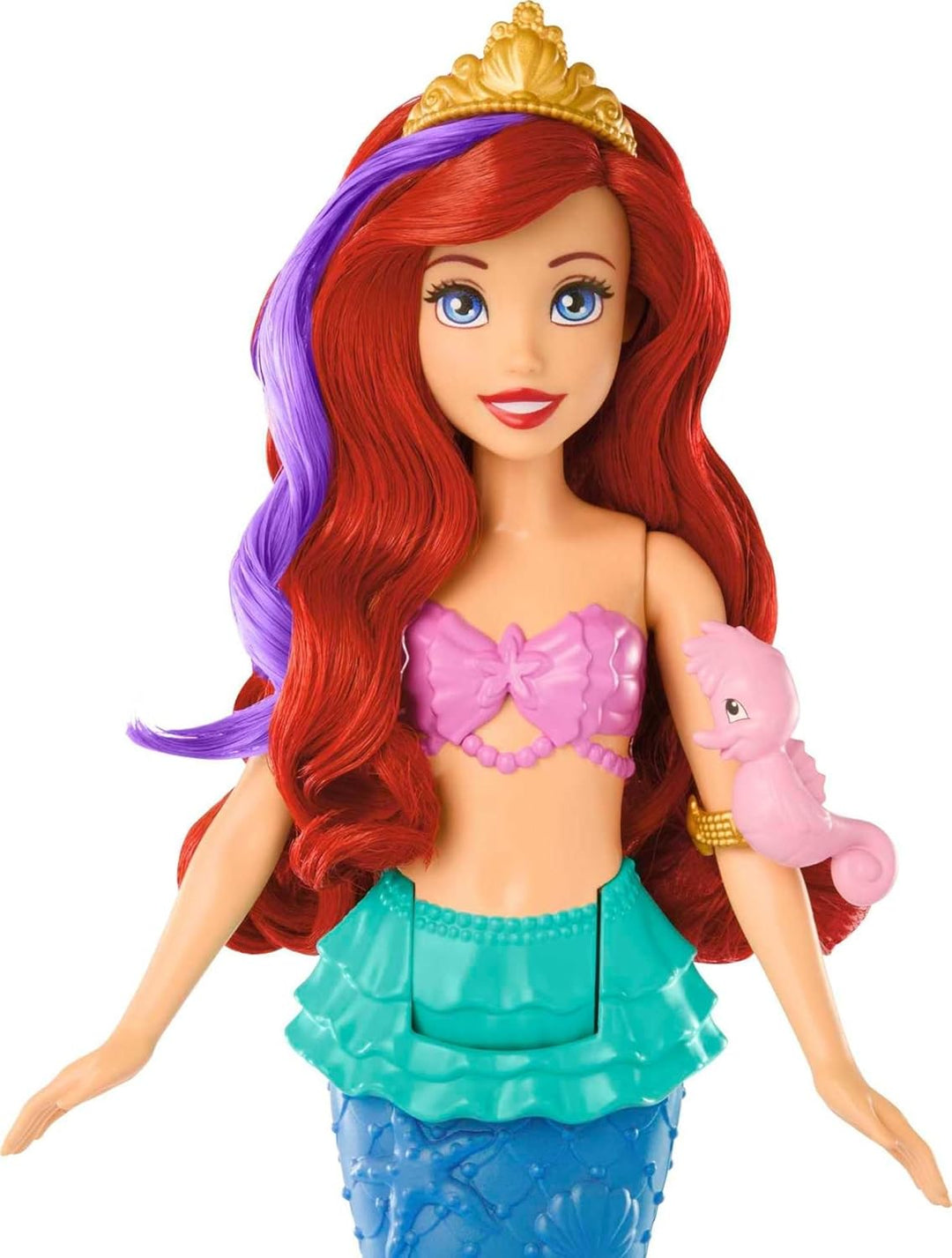 Mattel Disney Princess Toys, Ariel - Muñeca de moda de sirena nadad...
