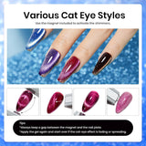 Beetles - Juego de esmaltes de uñas de gel de ojo de gato, 36 color...