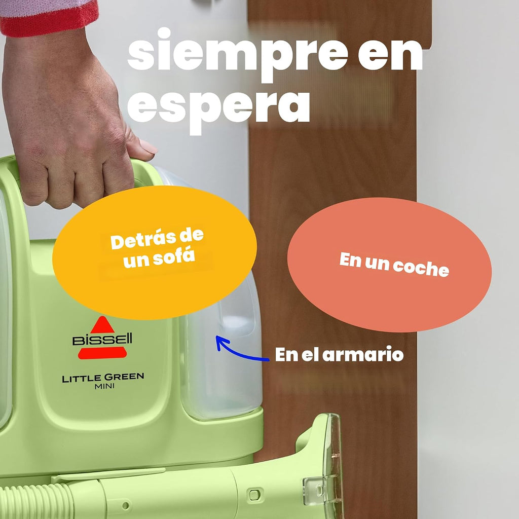 BISSELL Little Green Mini Limpiador de alfombras portátil, 4075