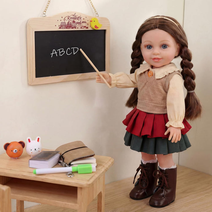 BABESIDE Muñeca de bebé realista americana muñeca de 16