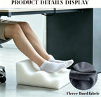Lámpara Reposapiés para debajo del escritorio en el trabajo, reposapiés multifuncional de 3 niveles, cubierta lavable, taburete ergonómico para pies, alivia la presión de las piernas para la oficina y el