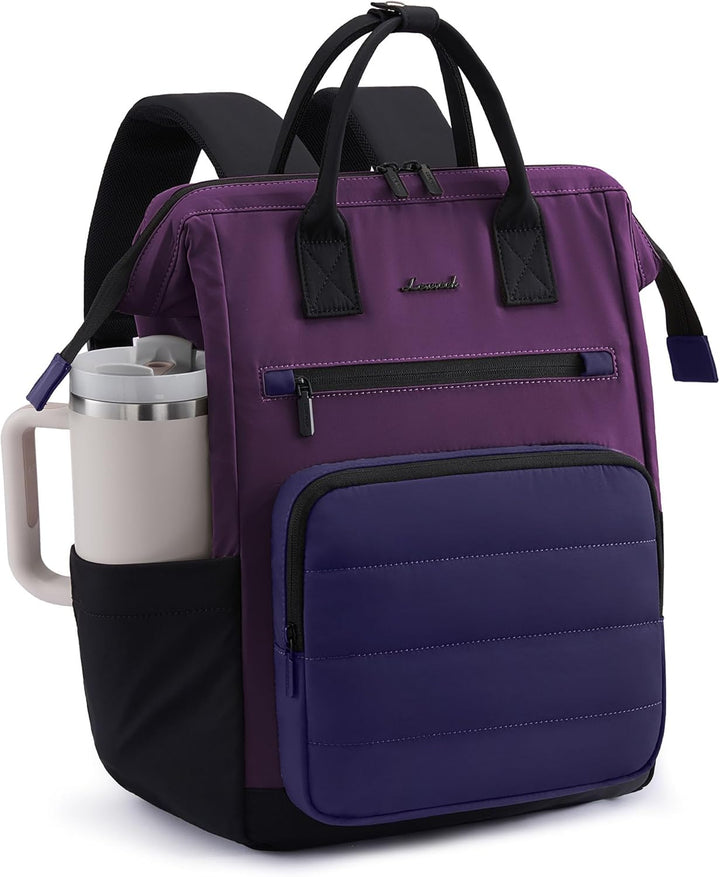 LOVEVOOK - Mochila para computadora portátil para mujer, mochila de...