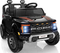 First Ride On Juguetes de paseo de 24V para niños grandes, Ford F-150 Raptor con licencia de 2 asientos, auto de paseo para niños con control remoto, automóvil eléctrico para niños pequeños con luces