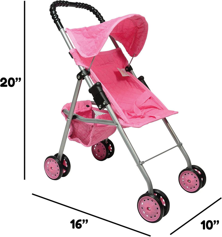 The New York Doll Collection Mi primer cochecito de muñecas con ces...