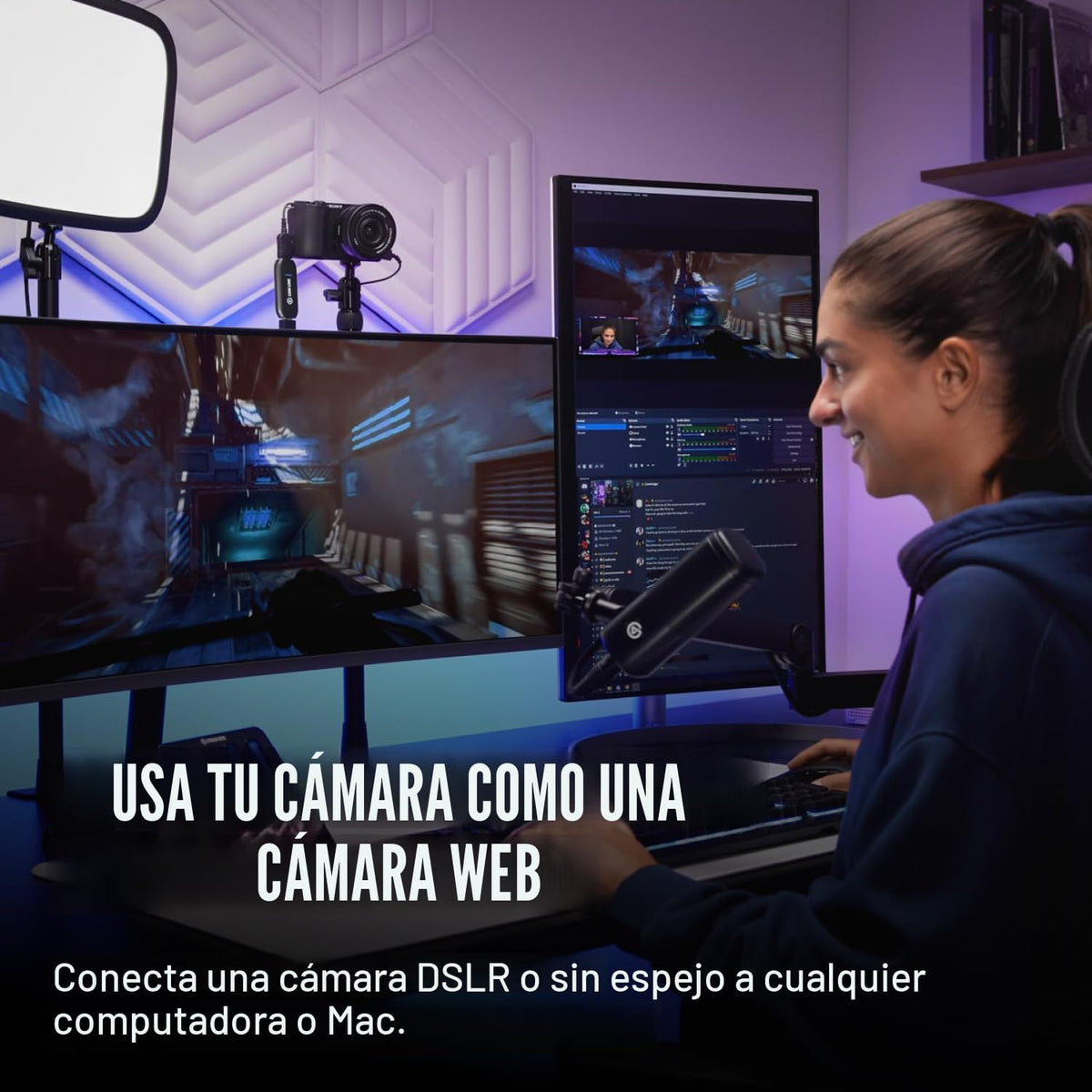 Elgato Cam Link - Tarjeta de captura 4K para cámara réflex digital, videocámara, cámara de acción