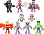 Spidey and HIS Amazing Friends Marvel, Iron Man and His Awesome Friends Spidey y Iron Man: Avengers Team-Up, juego de figuras de acción de 3 pulgadas, 3+
