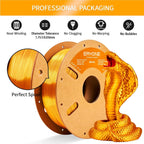 ERYONE Filamento PLA de color seda para impresora 3D de 0.07 in +\/...