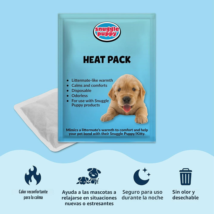 Snuggle Puppy Juguete original para cachorros con pulso y paquete d...