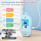 Walkie Talkies de video para niños paquete de 2 walkie