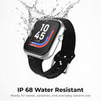 iTouch Reloj inteligente AIR 5, pantalla AMOLED de 1.85 pulgadas, llamadas Bluetooth, más de 100 modos deportivos, frecuencia cardíaca, SpO2, seguimiento del sueño y el estrés, resistente al agua, duración de la batería de 7 días, para Android y iPhone
