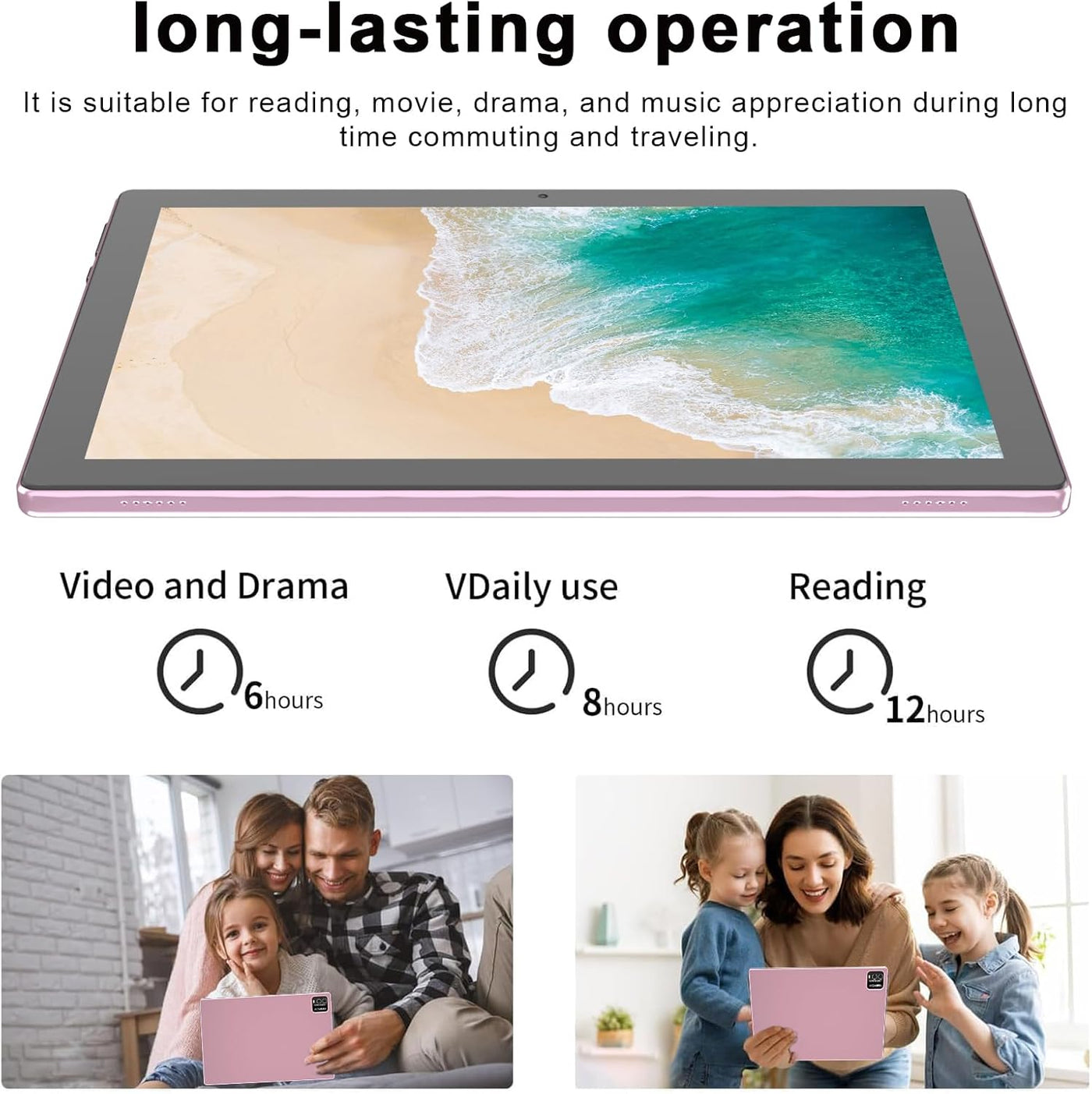 HOTTABLET 10" Tableta Android 15 de 12 (4+8Expand) GB RAM+64GB...