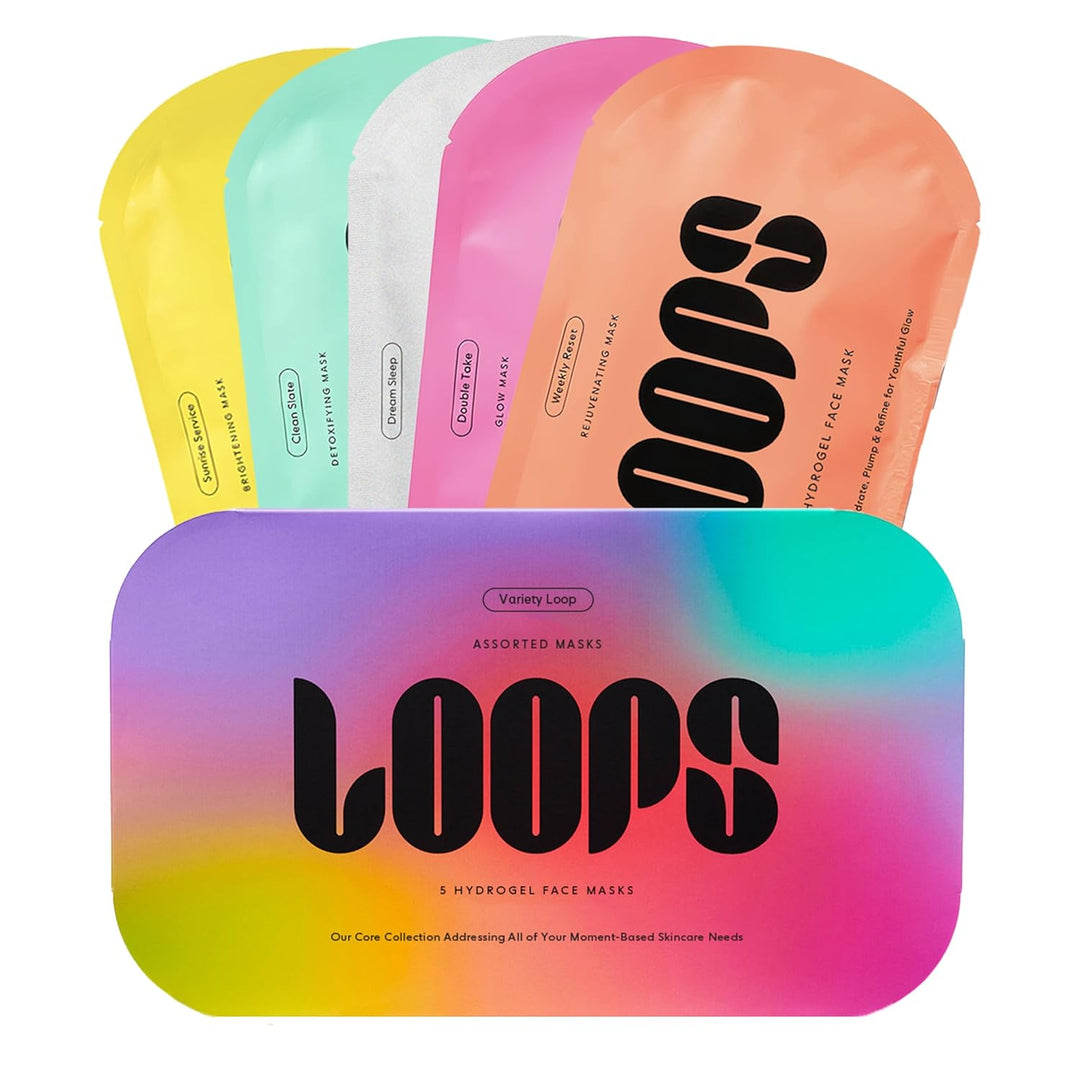 LOOPS Kit de bucle variado: las mejores máscaras faciales de hidrog...