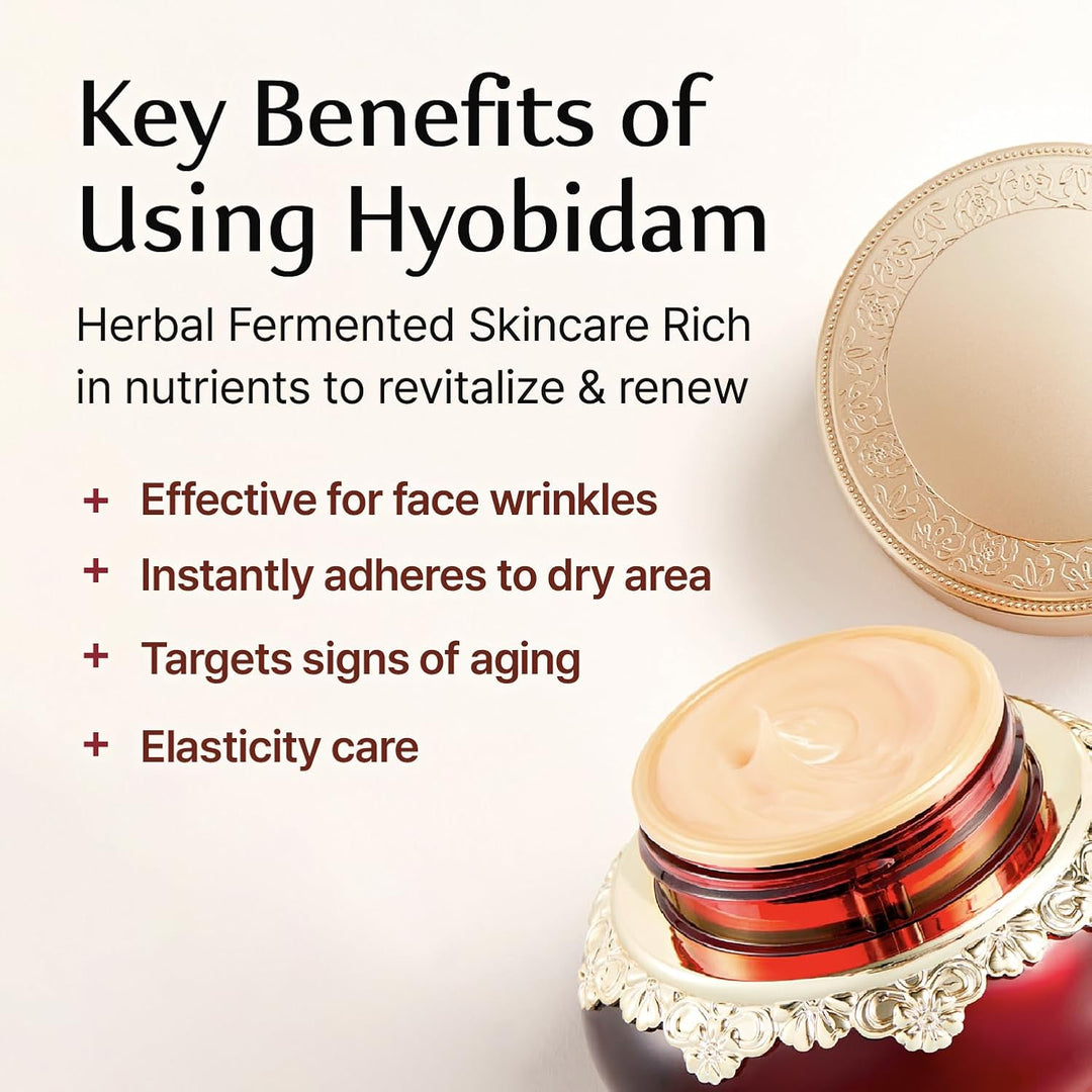 Sooryehan HYOBIDAM Crema de ojos fermentada, cuidado de la piel cor...