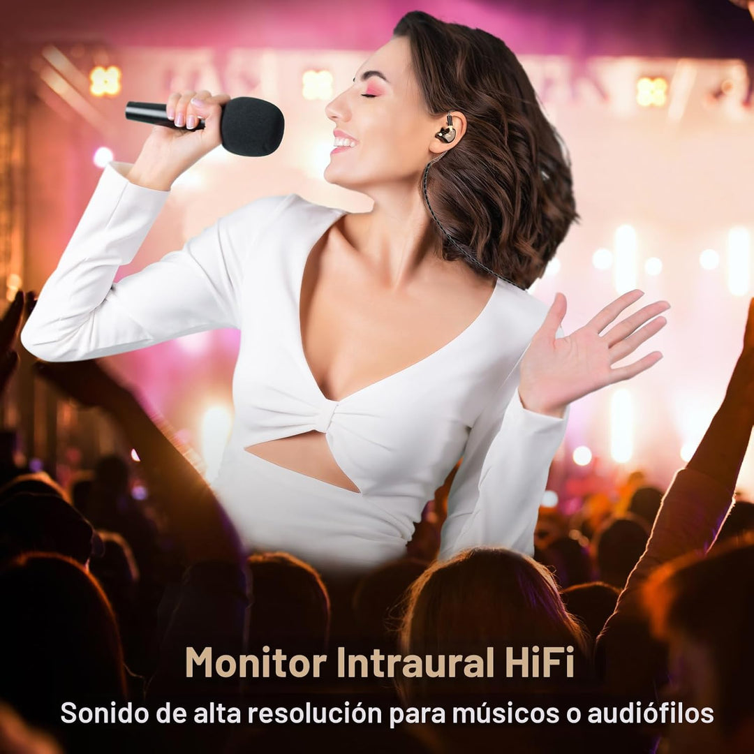 Vibes 202 - Auriculares con cable - Auriculares HiFi in Ear Monitor...