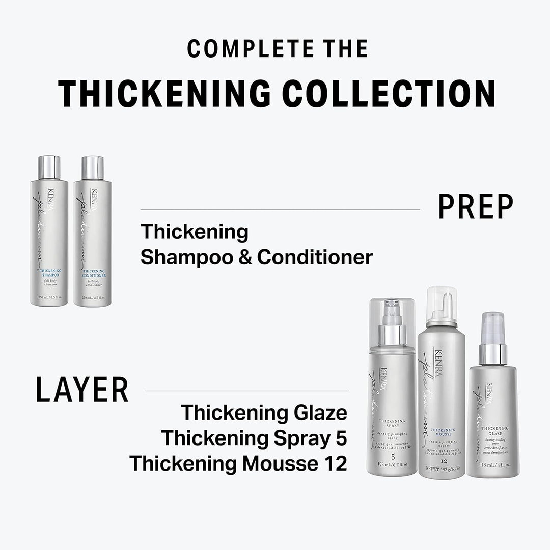 Kenra Platinum Thickening Mousse 12 | Moldeador voluminizador | Aña...