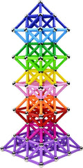 Juego de 310 piezas de palos de construcción magnéticos, juguetes educativos magnéticos, bloques magnéticos, juego de juguetes apilables para niños y adultos, juguete de construcción no tóxico, rompecabezas 3D con bolsa de almacenamiento