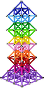 Juego de 310 piezas de palos de construcción magnéticos, juguetes educativos magnéticos, bloques magnéticos, juego de juguetes apilables para niños y adultos, juguete de construcción no tóxico, rompecabezas 3D con bolsa de almacenamiento