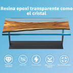 Resina Epoxi-2 Galones, Kit de Resina Epoxi Cristalina Transparente, Sin Amarillamiento Sin Burbujas Fundición Artística para Manualidades Artísticas, Fabricación de Joyas, Madera y Moldes (1