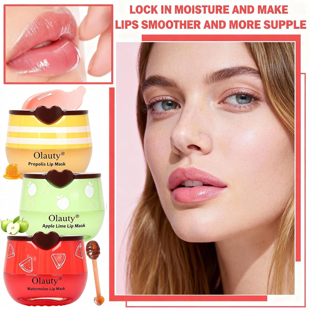 9 piezas de bálsamo labial en pote de miel Miniling, bálsamo labial...