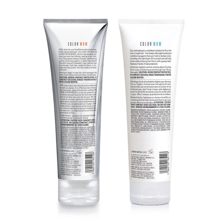 COLOR WOW Dream Clean Duo - CHAMPÚ DE SEGURIDAD DE COLOR 100% limpi...
