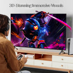 Cable HDMI 8K de 6 pies, paquete de 5 unidades, cable HDMI de alta velocidad para monitor de computadora de 48 Gbps, cable HDMI blindado Cl3 8K @60Hz, 4K @144 Hz/120 Hz, HDR10+ para TV, barra de