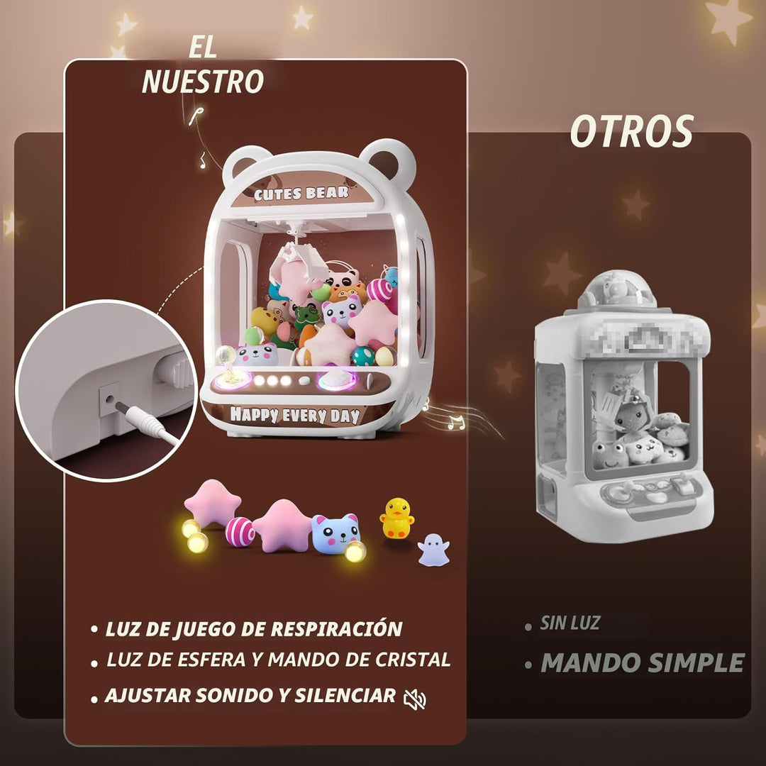 Skirfy Máquinas de garras para niños, juguetes de unicornios para n...