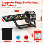 Juego de bingo profesional de lujo, juegos de bingo de mesa para adultos para grupos grandes, bolsa de almacenamiento para fiestas de adultos, noche de juegos, comunidad y familia