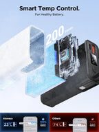 Aioneus Cargador portátil de 35 W de carga rápida, banco de energía...