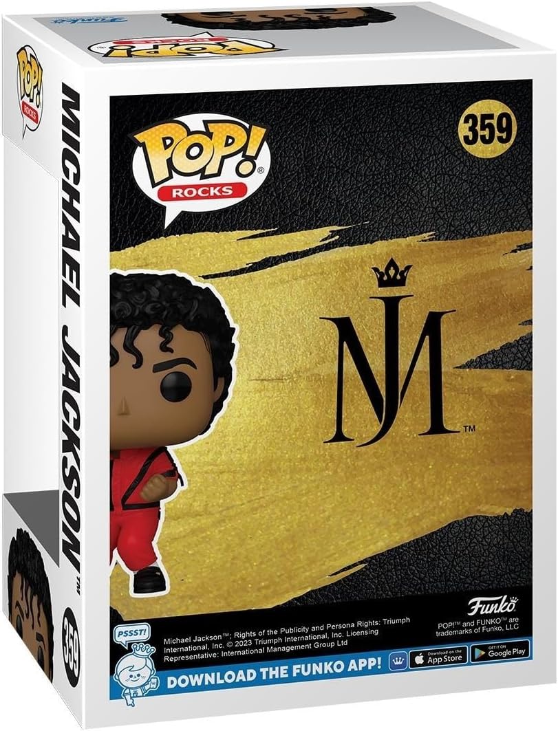 Funko Pop! Rocks: Michael Jackson - (Thriller) - Figura de vinilo c...