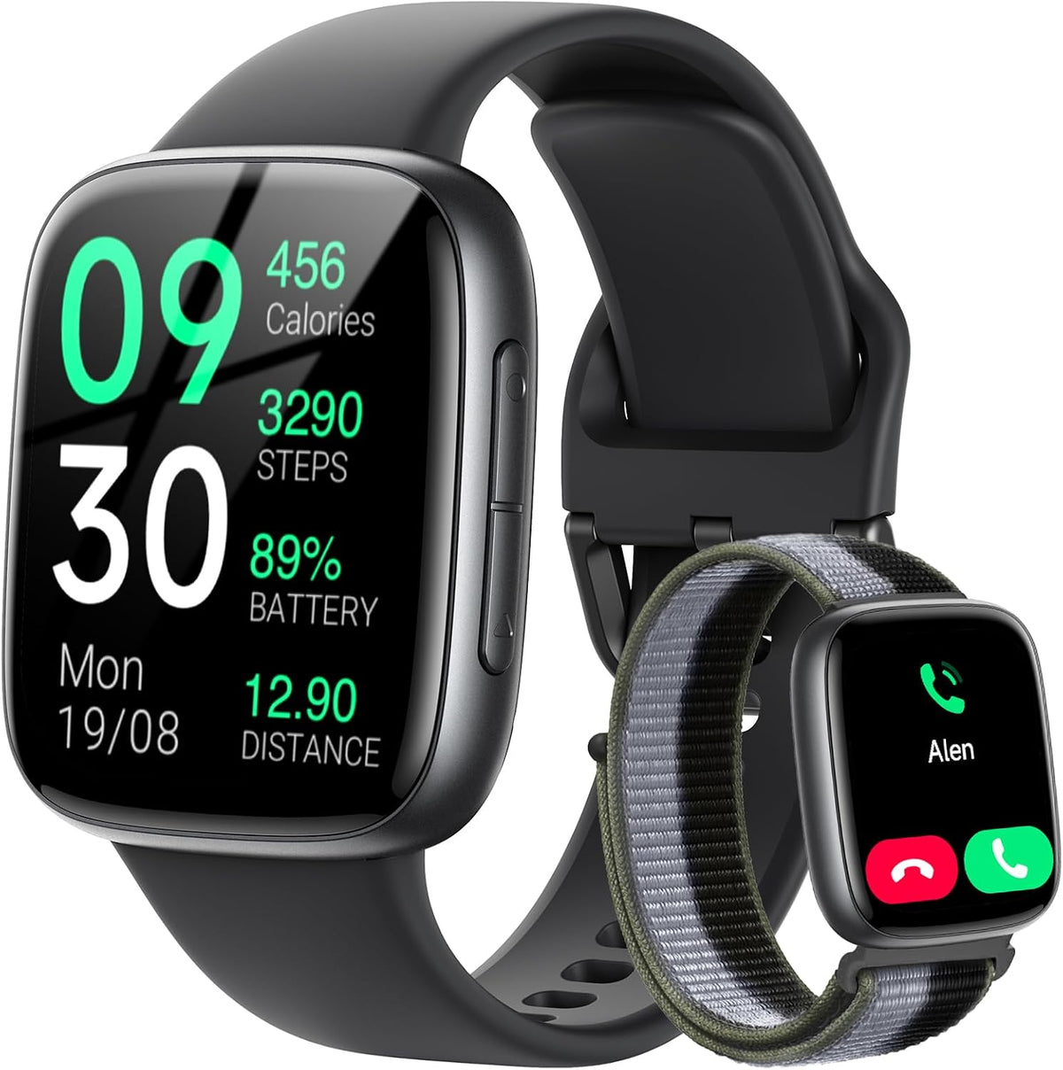 Fitpolo - Reloj inteligente para mujer, pantalla AMOLED ultra brillante de