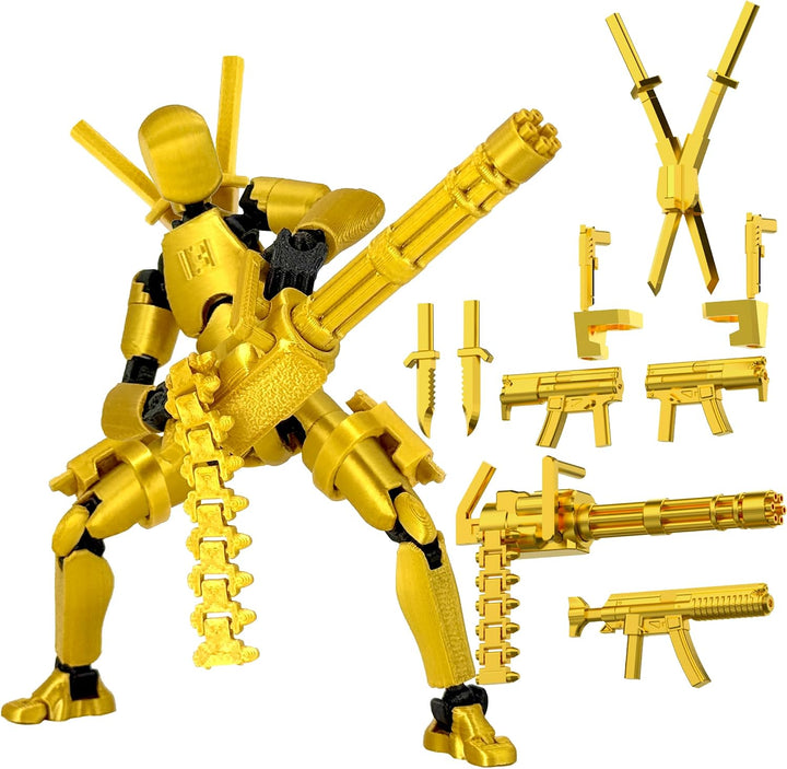 Gatling Gun T13 Titan 13 Conjunto de Figuras de Acción【Ensamblado】,...