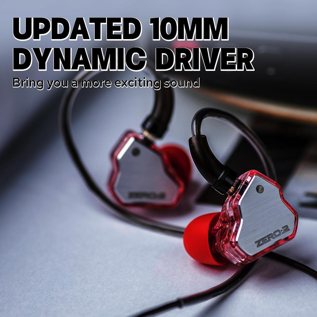 Linsoul 7Hz x Crinacle Zero:2 con monitor de oído, IEM con controla...