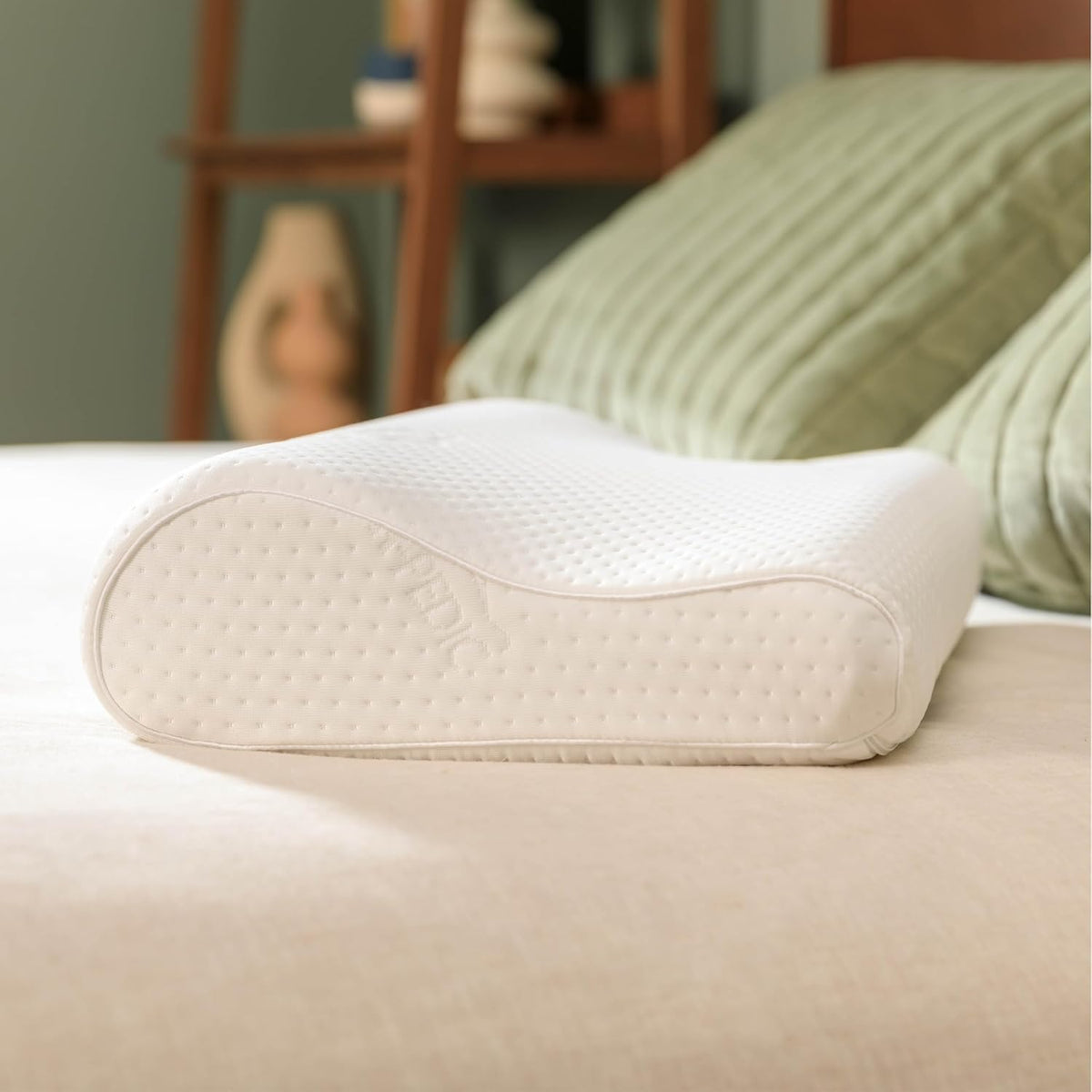 Tempur-Pedic TEMPUR-Ergo - Almohada para el cuello, perfil grande, color blanco